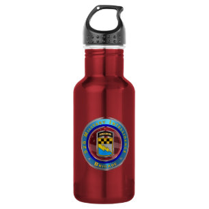 525 Military Intelligence Brigade “Airborne” Stainless Steel Water Bottle