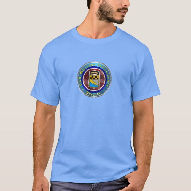 525 Military Intelligence Brigade “Airborne” T-Shirt (Front)