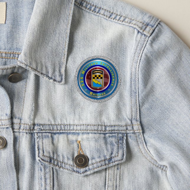 525 Military Intelligence Brigade Patch (On Jacket)