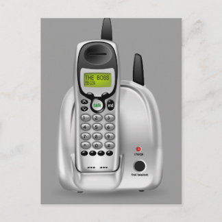 52-Free-3d-Cordless-Phone-Clipart-Illustration Postcard