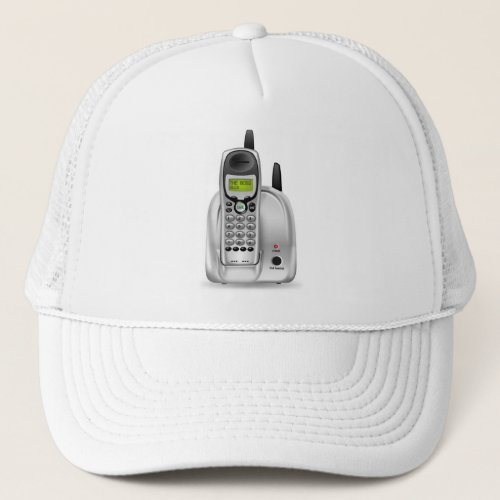52_Free_3d_Cordless_Phone_Clipart_Illustration Trucker Hat