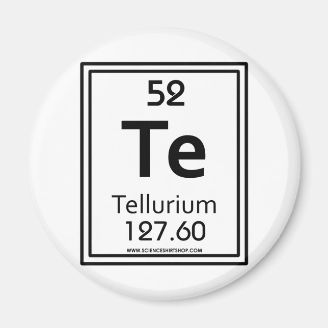 52 Tellurium Magnet (Front)