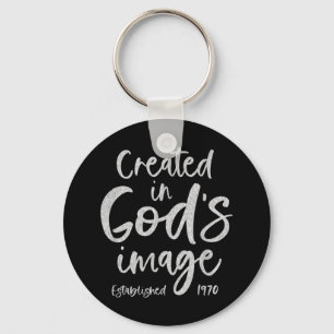 52 Year Old Christian: Love Jesus Christ 1970 52nd Keychain