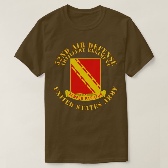 52nd Air Defense Artillery Regiment T-Shirt (Design Front)