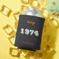 52nd Birthday Can Cooler – Vintage 1974 Limited