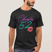 52nd Birthday Chapter Kiss  Pink 52 Bday Women