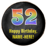 [ Thumbnail: 52nd Birthday - Rainbow Spectrum Pattern Number 52 ]