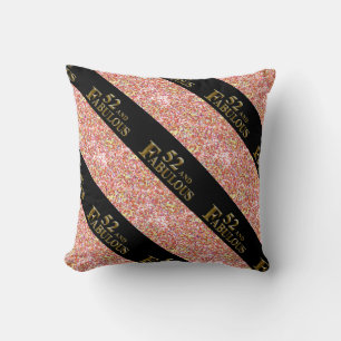 52nd Birthday  Throw Pillow