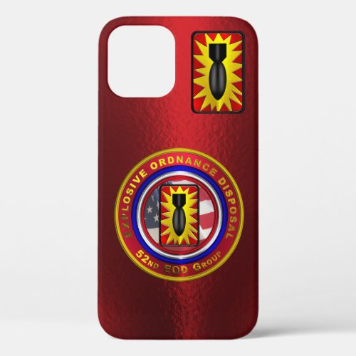 52nd Explosive Ordnance Disposal Group Customized iPhone 12 Case