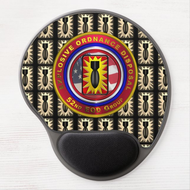 52nd Explosive Ordnance Disposal Group  Gel Mouse Pad (Front)