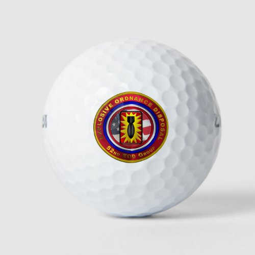 52nd Explosive Ordnance Disposal Group Golf Balls