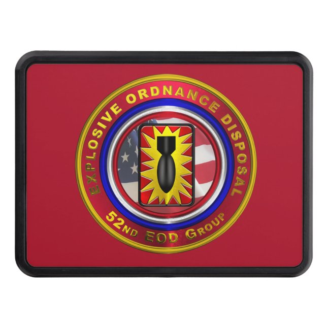 52nd Explosive Ordnance Disposal Group Hitch Cover (Front)
