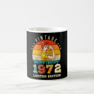 53 Year Old Bday 1972 Vintage 53rd Birthday Women Coffee Mug