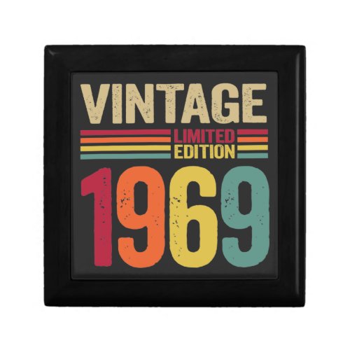 53 Years Old Gifts Vintage 1969 53th Birthday gift Gift Box