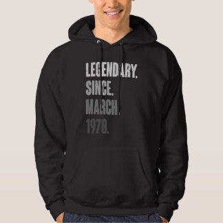 53 Years Old Vintage 1970 Birthday March 53rd Deco Hoodie