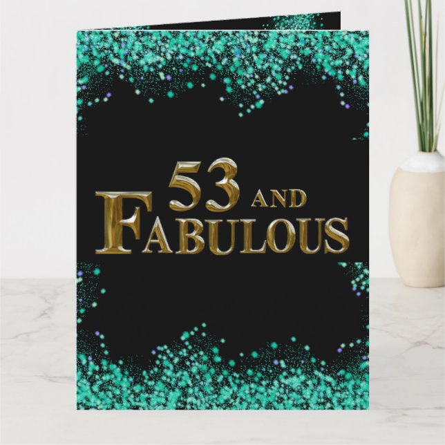 53rd Birthday  Card (Front)