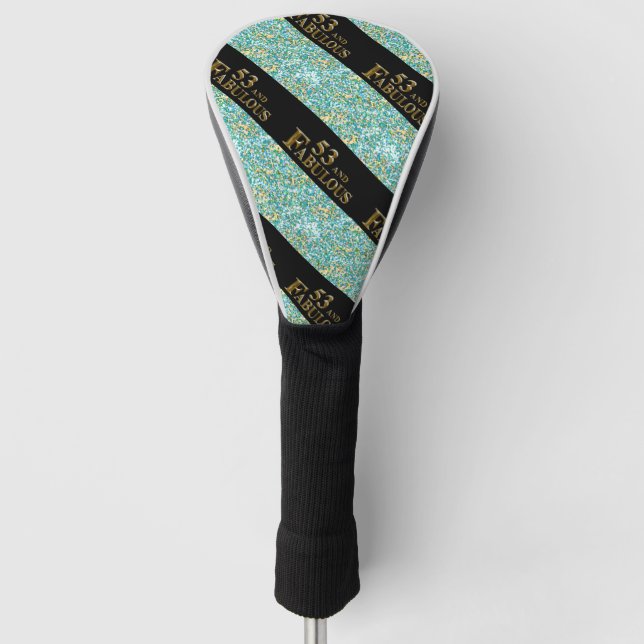 53rd Birthday  Golf Head Cover (Front)