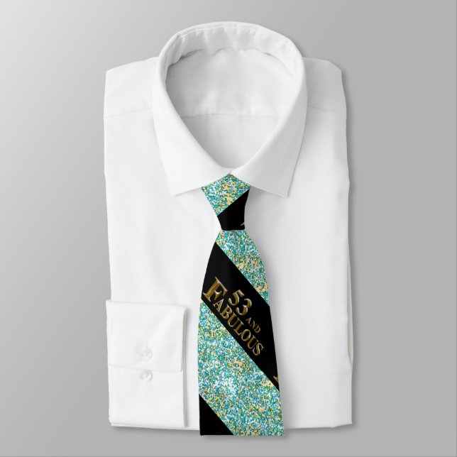 53rd Birthday  Neck Tie (Tied)