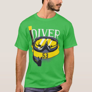 53th Birthday Scuba Diving 53 Years Diver T-Shirt