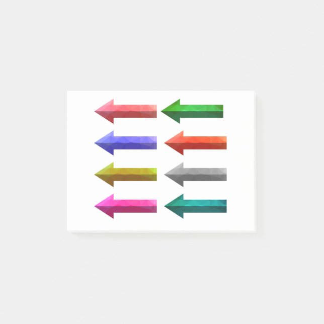 5424Colored Arrows Post-it Notes (Front)