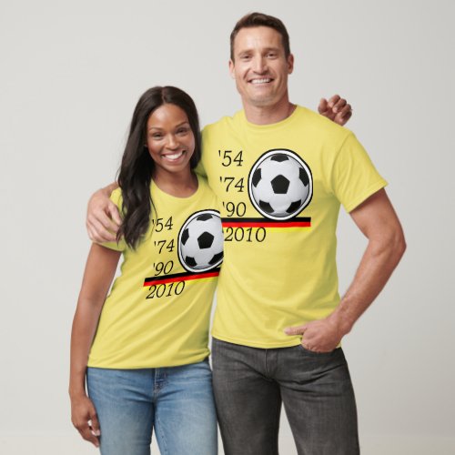 54 74 90 2010 Soccer Germany WM2010 Germany T_Shirt