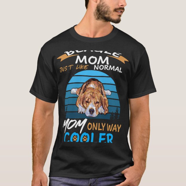 54 Beagle Mom Cooler T-Shirt (Front)