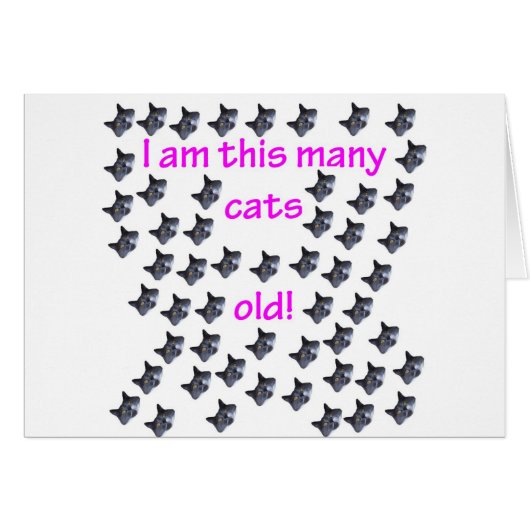54 Cat Heads Old Cards (Front Horizontal)