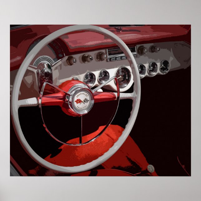 '54 Corvette Interior Poster (Front)
