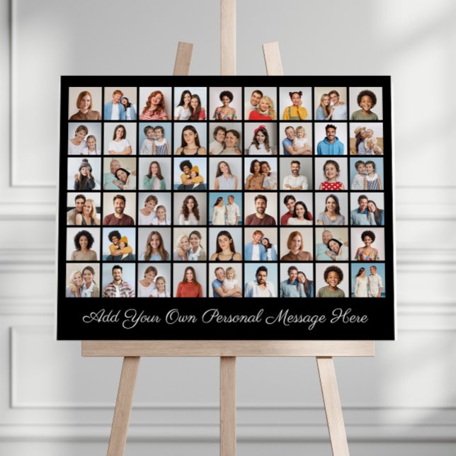 54 Photo Collage Add Your Own Greeting Foam Board (54 Photo Collage Add Your Own Greeting Foam Board)