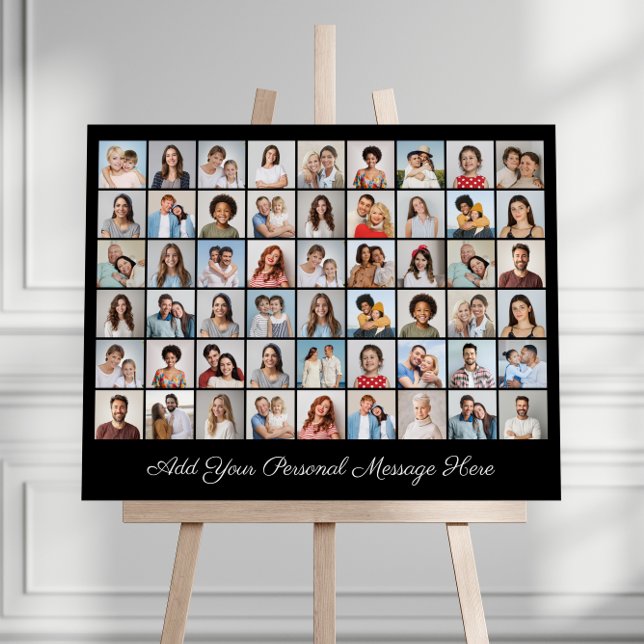 54 Photo Collage Add Your Own Greeting Foam Board (54 Photo Collage Add Your Own Greeting Foam Board)