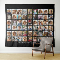 54 Square Photo Collage with Simple Text