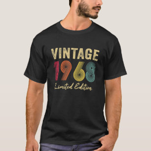 54 Year Old Gifts Vintage 1968 Limited Edition T-Shirt