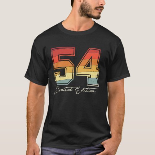 54 Year Old Its My 54th Birthday Retro Vintage 197 T_Shirt