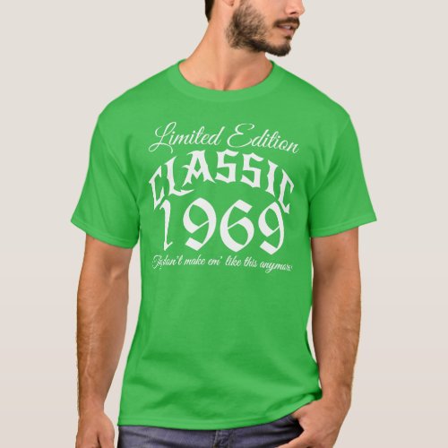 54 Year Old Vintage Classic  1969 54th Birthday T_Shirt