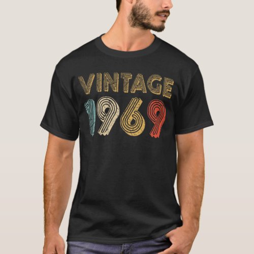 54th Birthday Gift Vintage 1969 T_Shirt
