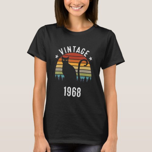 54th birthday Vintage 1968 54 Years Old  T_Shirt