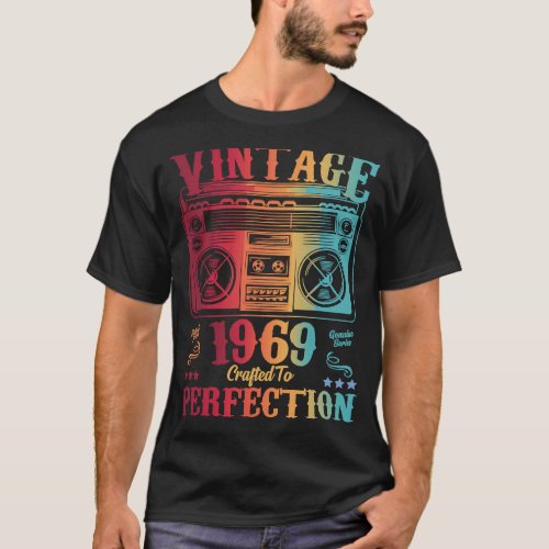 54th Birthday  Vintage 1969 54 Years Old Women Men T_Shirt