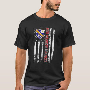 54th Infantry Regiment Veteran USA Flag Veterans D T-Shirt