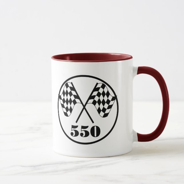 550 Checkered Flags Mug (Right)
