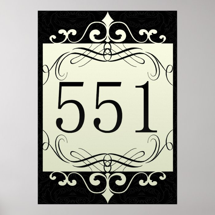 551 Area Code Poster