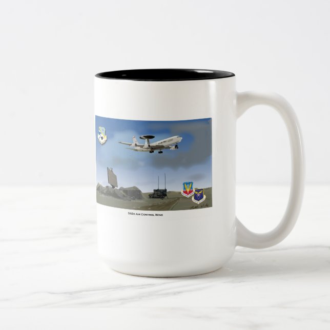 552 ACW Staff Mug, Personalized Two-Tone Coffee Mug (Right)