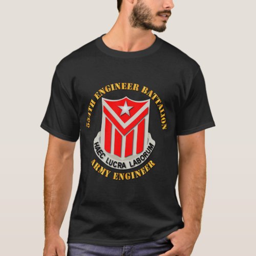 554th Engineer Battalion Army Engineerpng T_Shirt