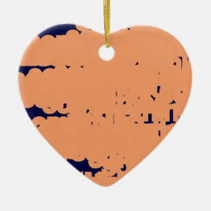 5556 abstract art ceramic ornament