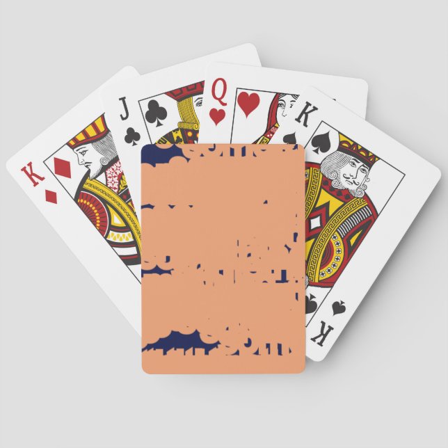 5556 abstract art poker cards (Back)
