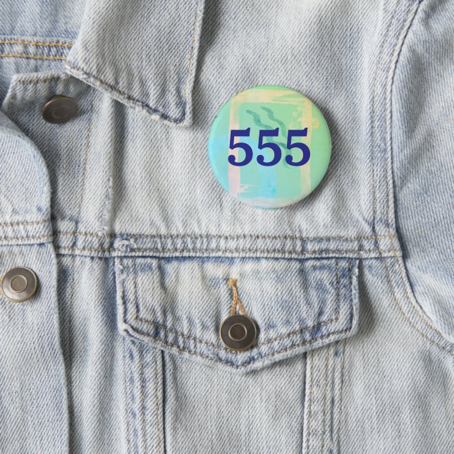 555 Angel Number Transformation Affirmation Button (In Situ)