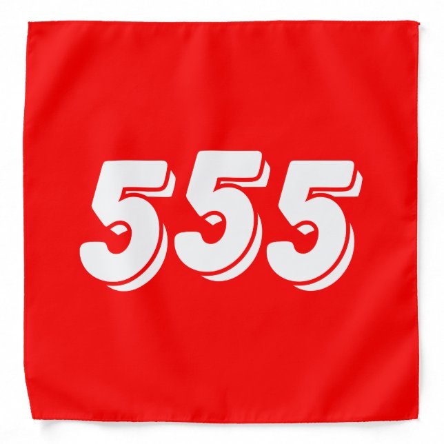 555 BANDANA (Front)