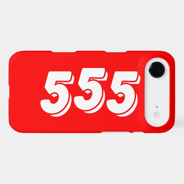 555 Case-Mate iPhone CASE (Back (Horizontal))