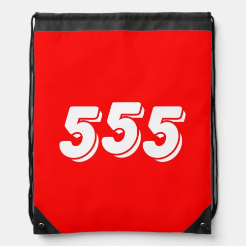 555 DRAWSTRING BAG