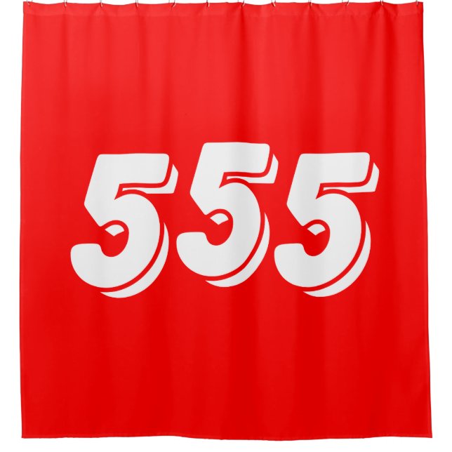 555 SHOWER CURTAIN (Front)