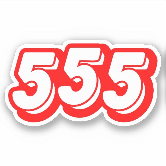 555 STICKER (Front)